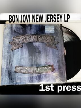 Bon Jovi New Jersey Vinyl LP - 1st Press 1980s